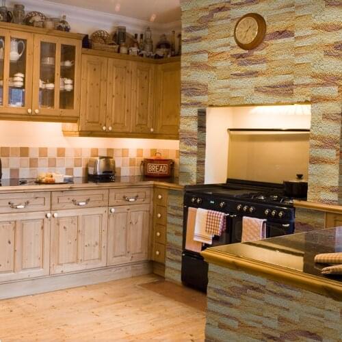 Blue Pattern Wood Wallpaper Lapped Brown Vinyl Self-adhesive Contact Paper Decorative Wall Covering Sticker