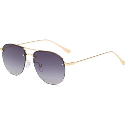 Frameless Sunglasses Fashion Women And Men Fashion Sunglasses Women Summer Travel Glasses Sunglasses Brown Eyes 50343