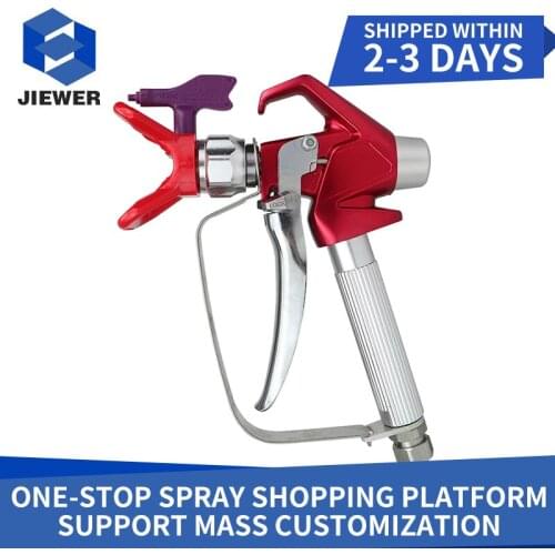 JIEWER 3600PSI High Quality Airless Spray Gun With 519 Spray Tip Nozzle For TItan Wagner Paint Sprayers and Renovation Team