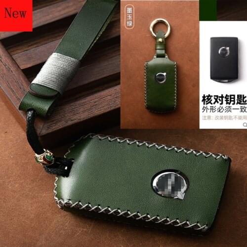 High-Quality Leather Car Smart Key Case Cover for Volvo XC60 V60 S60 S90 XC90 XC40 V90 Car Accessories