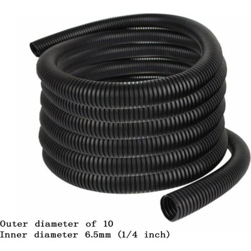 30M Split Loom Wire Protective Tube Conduit Hose Cover Electrical Cables Durable cars homes ships industrial wiring application