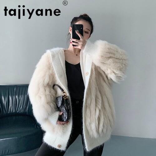 Winter Women Coats 2021 Real Fur Coat Woman Natural Fox Fur Jackets Female Mink Velvet Clothing Oversize Casaco TN391