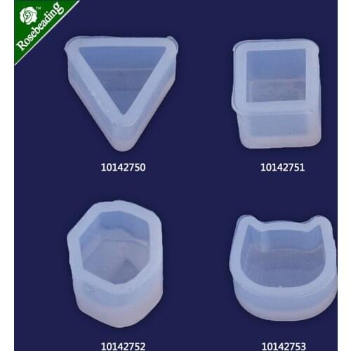 10pcs DIY Silicone earring Mold For Epoxy Resin Jewelry Making Mould Tools