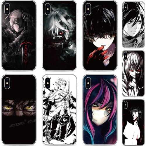 Black White Anime Case For Moto G30 G10 Edge S Fusion G9 Plus G Play Stylus One 5G ACE E7 Power Action Macro Vision Cover
