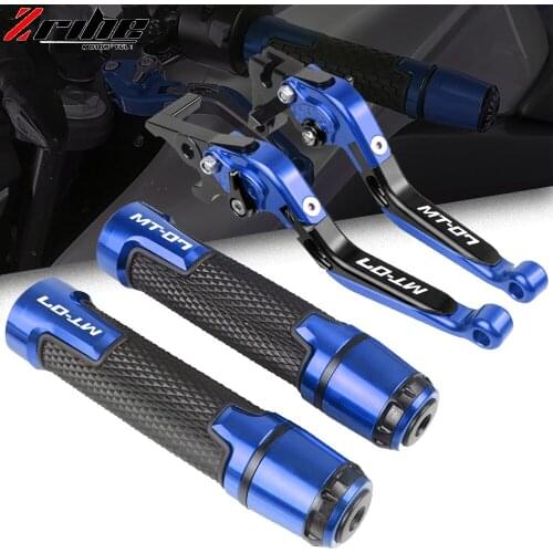 For YAMAHA MT-07 MT07 MT 07 FZ-07 2014 2015 2016 2017-2020 Motorcycle Accessories Brake Clutch Levers Handlebar Hand Grips ends