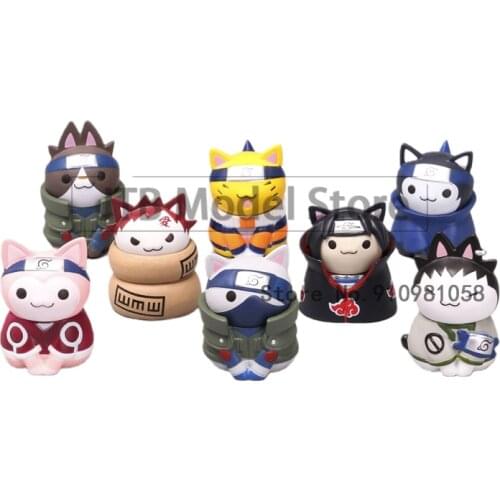 Naruto Figurine Action Anime Figure Uchiha Itachi Figma Q Version 2 Inch Statue Haruno Sakura Toys For Kids Desktop Collection