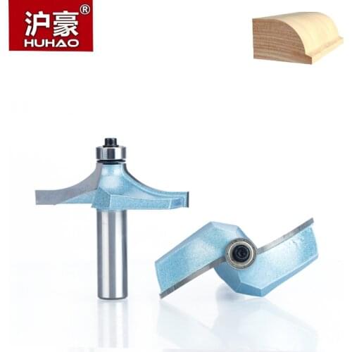 HUHAO 1pc 1/2" Shank Router Bits For Wood Tungsten Carbide Cutter Bit Industrial Grade Woodworking Tools CNC Trimming Tool