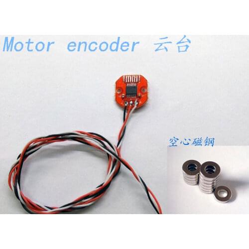 Code Disk AS5048A Magnetic Rotary Encoder Set PWM / SPI Interface Accuracy 12-14bit PTZ Motor Applicable