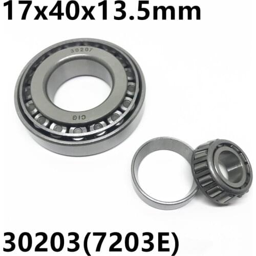 Taper Roller bearing 30203 7203E 17x40x13.5 mm High quality