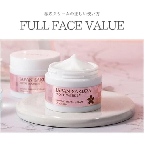 Cherry Blossoms Face Cream Anti-aging Deep Nourishing Moisturizing Lotion Skin Care Products Refreshing Cream TSLM1