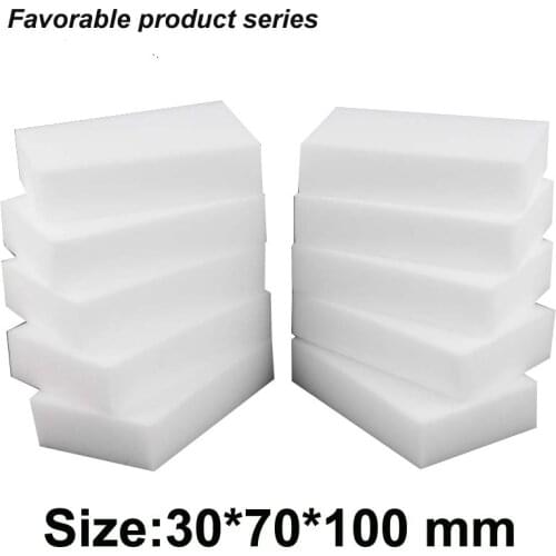 200pcs 3*7*10cm melamine sponge Factory sale High density miracle melamine dish cleaning sponge eraser white magic sponge