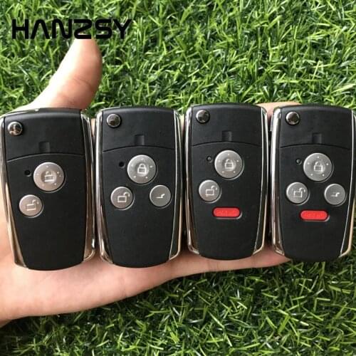 2 3 4 Buttons Modified Flip Folding Key Case Fob For Honda JAZZ/CRV Odyssey CIVIC ACCORD Replacement Car Remote Key shell Cover