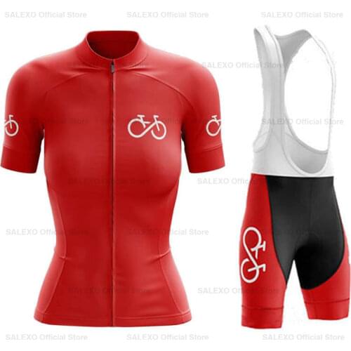 Women Cycling Sets Bike Uniform Summer Pro Cycling Jersey Set Road Bicycle Jerseys MTB Bicycle Team Quick Dry Cycling Clothing
