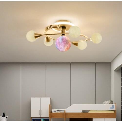 New Arrival Indoor G9 Bulb Modern Decorative PLA Shade Ceiling Light For Bedroom Living Room