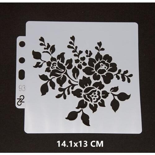 Flowers Layering Stencils Wall Painting Embossing DIY Scrapbooking Album Crafts Drawing Board Decor Stamping Template