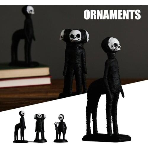 Horror Gothic Midget Series of Statue Creative Halloween Resin Crafts Ornament for Home Living Room Decoration SDF-SHIP