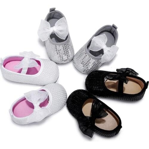 Princess Knitted Heart Baby Girls Shoes Crib Bebe Toddler Footwear Soft Sole No-slip First Walker