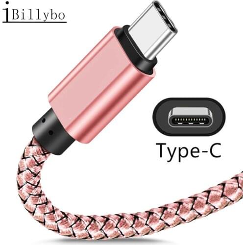 Type C USB Charging Cable Data Charge Cable Wire Android Charger Cord 2/3 Meter Usb Cabel Kabel For Samsung Oneplus 6t 7t 7 Pro