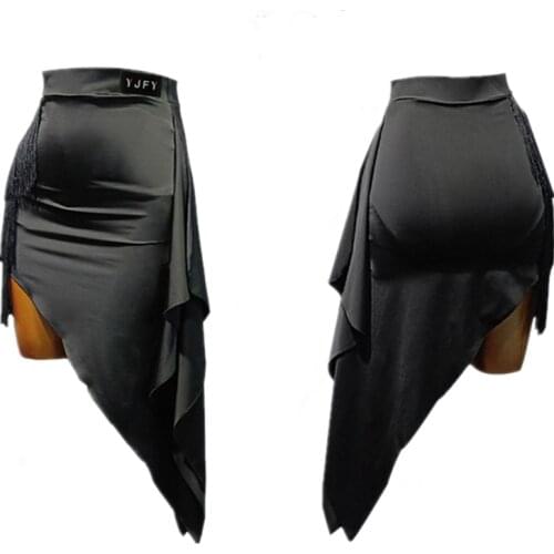 New Latin Dance Dress Women Tassel Latin Dance Skirt for Ballroom Samba Tango Chacha Belly Dancing Performamnce skirts