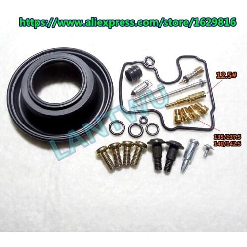 1 set $ 12.5)1990-08 year KPS ZX-6(ZZR600) Ninja ZX-6R motorcycle Mikuni carburetor repair kit Configure vacuum diaphragm