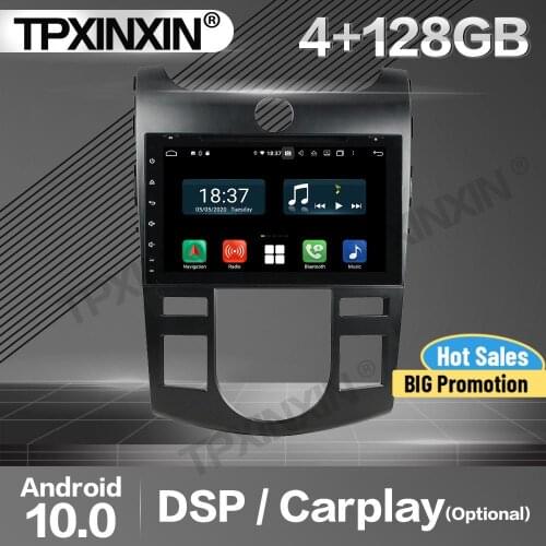 128G Carplay Car Radio 2 Din Stereo Receiver Android For Kia Forte 2008 2009 2010 2011 2012 GPS Player Audio Recorder Head Unit