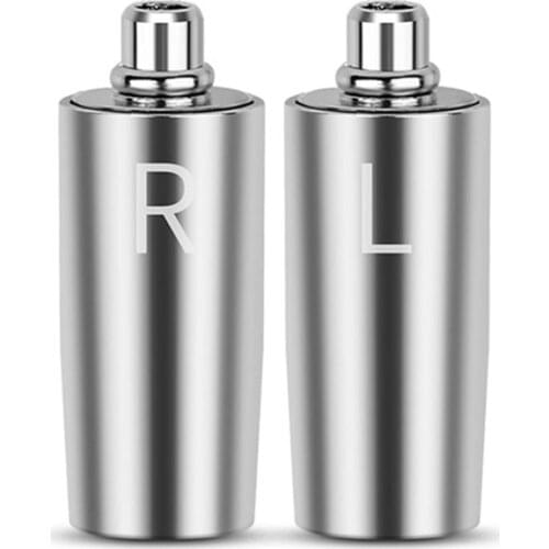 Earphone Pin Plug For MMCX SE846 SE535 A2 HiFi Headphone Audio Jack Aluminum alloy Shell Adapter Wire Connector Rhodium Plated