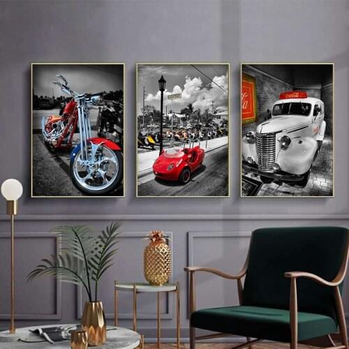 DIY 5D Diamond Painting European style car Pictures Full Square/Round Diamond Embroidery Cross Stitch Mosaic room Decor