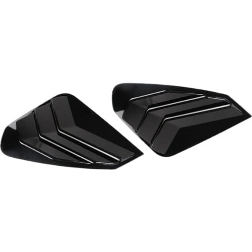 Car Rear Side Window Louvers Shutter Cover Blinds Scoop Air Vent Cover Trim for Toyota RAV4 2019 2020 2021