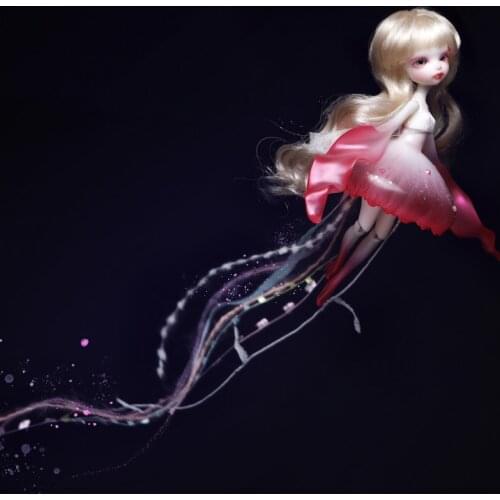 Bonecas brinquedos Modelo Boneca BJD 1/12 Jellyfish lumu Meninas Meninos boneca nua Alta Qualidade renunciar Loja de Brinqued