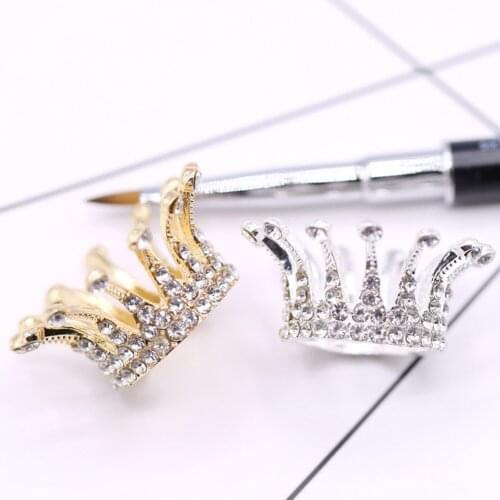 Crown Design Nail Art Brush Holders Acrylic UV Gel Manicure Painting Pens Rest Nail Art Decoration DIY Tools