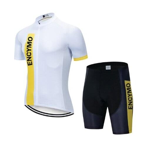 2022Pro Team Cycling Clothing /Road Bike Wear Racing Clothes Quick Dry Mens Cycling Jersey Set Ropa Ciclismo Maillot ENCYMO