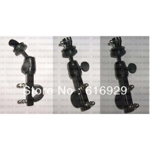 Motorcycle/Bike/ATV Handlebar Mount heavy duty roll bar handlebar seatpost tripod monopod head Camera Mount+Gopro Mount Adapter