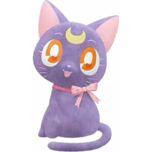 New Kawaii Anime Luna Cat Plush Kids Girls Stuffed Toys For Children Christmas Gifts 36CM
