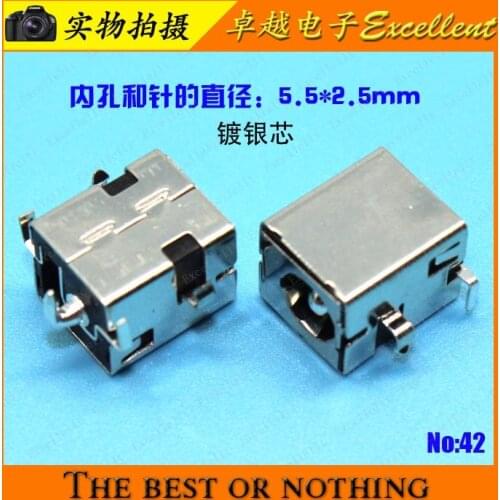 YuXi 10pcs /lot New 2.5mm DC Power Jack for Asus A52 A53 K52 K53 X52 X53 X54 X55 X43 X42 U52 U30 U47 U50 Laptop charging socket