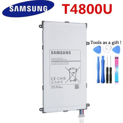 SAMSUNG Original T4800U T4800E Samsung Galaxy Tab Pro 8.4 in SM-T321 T325 T320 T321 Tablet Spare Battery PC 4800mAh