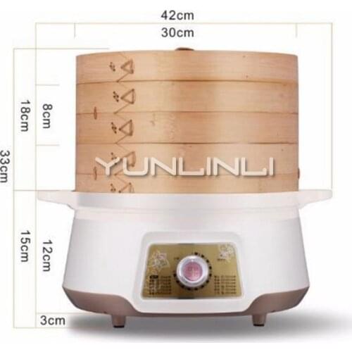 Multi-function Electric Steamer Bamboo Bamboo Steamer Household Large Capacity Double Electric Steamer Commercial Electric Steam