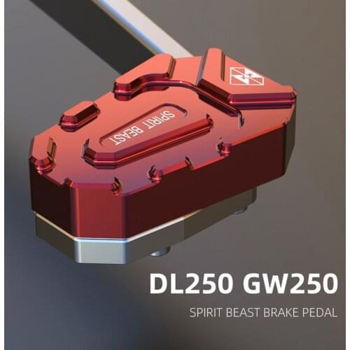 Spirit Beast Motorcycle Brake Pedal Modification Brake Pedal Foot Brake Widened Non-slip Pedal Suitable For Suzuki GW250 DL250