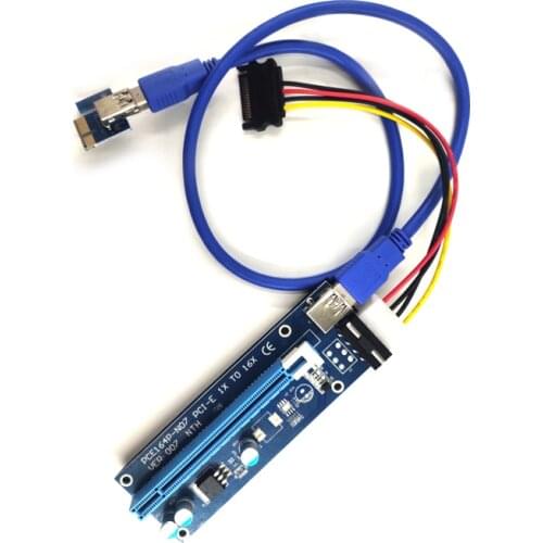 USB 3.0 PCI-E Express 1X To 16X Riser Card GPU Extender Riser Card Adapter For GPU Miner