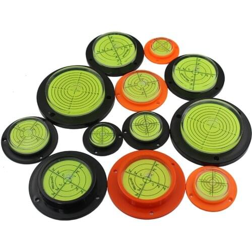 HACCURY Scope Bubble Level Precision Level Bubble with Mounting Holes Spirit Level Bubble Green Color