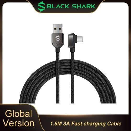 Black Shark 1.8M Ultra length USB Data Cable Type-c 3A Fast charging Right Angle for xiaomi black shark 3s Type-C Cable