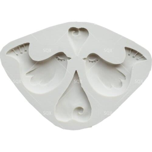 Pigeon Food Grade Silicone Soap Chocolate Cake Silicone Cake Molds Fondant Cake Decorate SQ1698