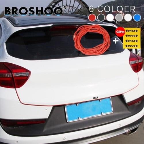 BROSHOO Auto Door Side Protector Scratch Crash Rubber Strip Decal For KIA CEED Picanto Rio K2 Optima Carens Sportage Car Styling