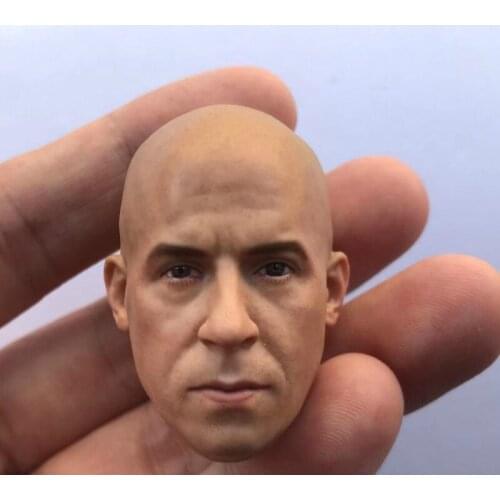 1/6 Scale Van Dicer Head Sculpt Calm expression for 12in Action Figure Phicen JIAOUL Doll Collection Toy