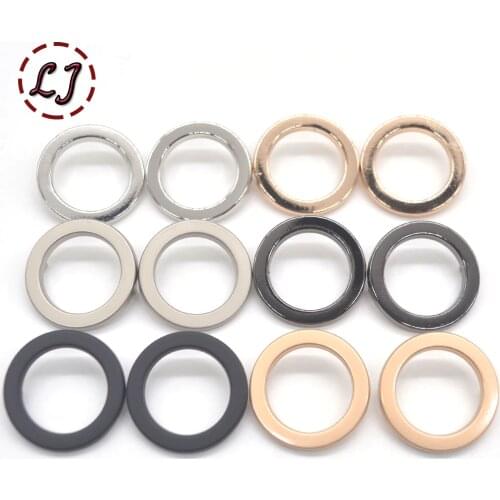 10pcs/lot high quality round simplicity circle style metal sewing button garment accessory women overcoat decorative button DIY