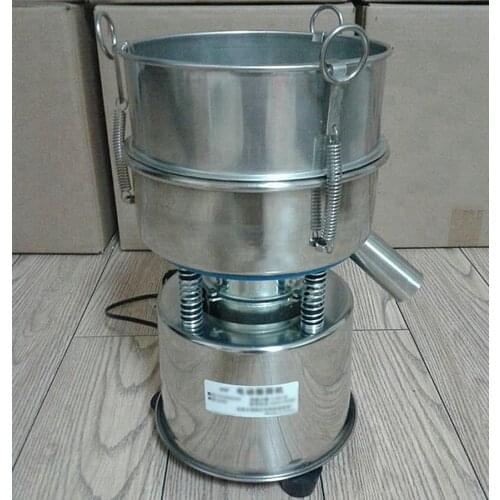 110V / 220V SS Dia 20cm Particle Powder Vibration Screen Shaker Vibrating Sieve Machine Tell Us The Mesh You Need