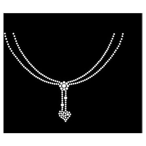 2pc/lot heart pendant necklace rhinestones motif hot fix rhinestone applique hot fix rhinestone motif designs iron on transfer