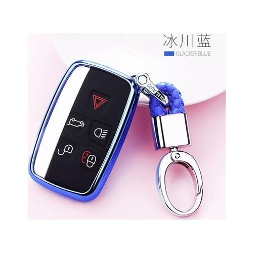 2019 New Soft TPU Key CoverCase For Land Rover A9 Range Rover Sport 4Evoque Freelander 2 Discovery Car Key Protection keychain