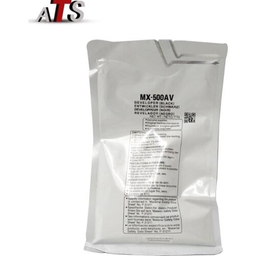 3PCS 300G Black Developer Powder MX-500AV For Sharp M 283 452 453 362 363 502 503 Compatible M283 M452 M453 M362