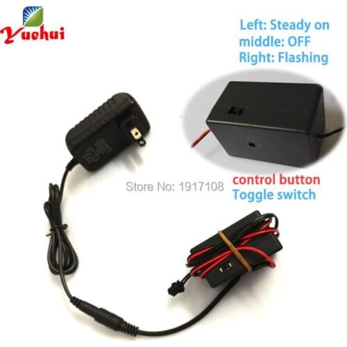 4-20meters EL inverter or EL converter for 4-20m EL wire and EL strip powered by AC100-220V to DIY House Party Decoration