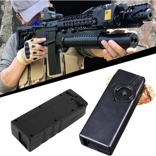 Airsoft BB Ball Wargame Paintball 1000rd Rounds Plastic BB Speed loader M4 Hand Crank Military Quick Loader Hunting Gun Magazine